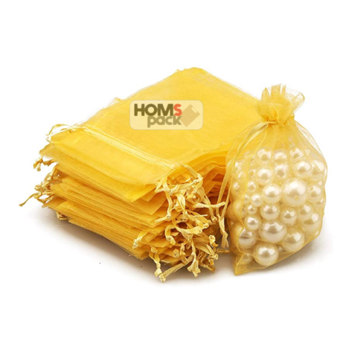 BOLSA ORGANZA dorada 4 1