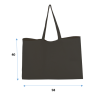 bolsa algodon 58.40I negra