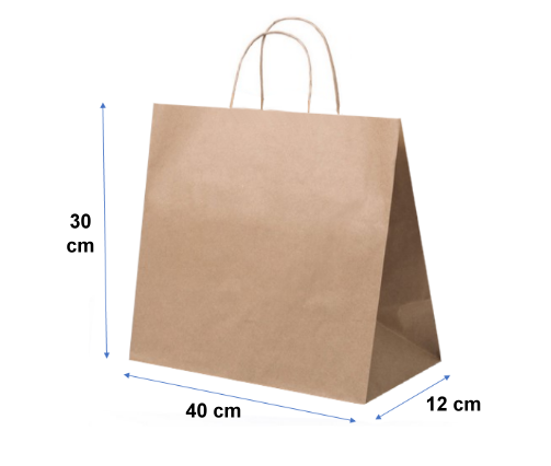 bolsa papel 40x30kraft sl