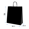 bolsa papel 45.4815.NEGRO manilla negra